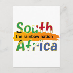 Cartão Postal África do Sul: nação arco-íris