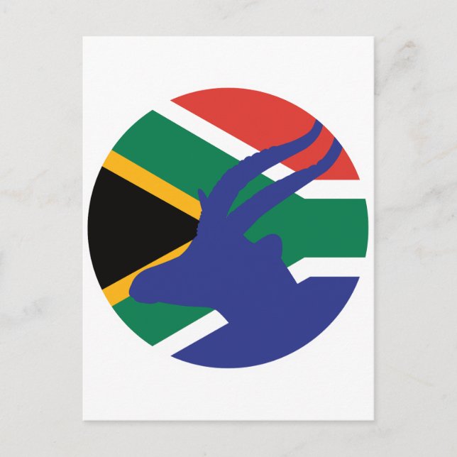 Cartão Postal África do Sul Springbok Antelope África do Sul (Frente)