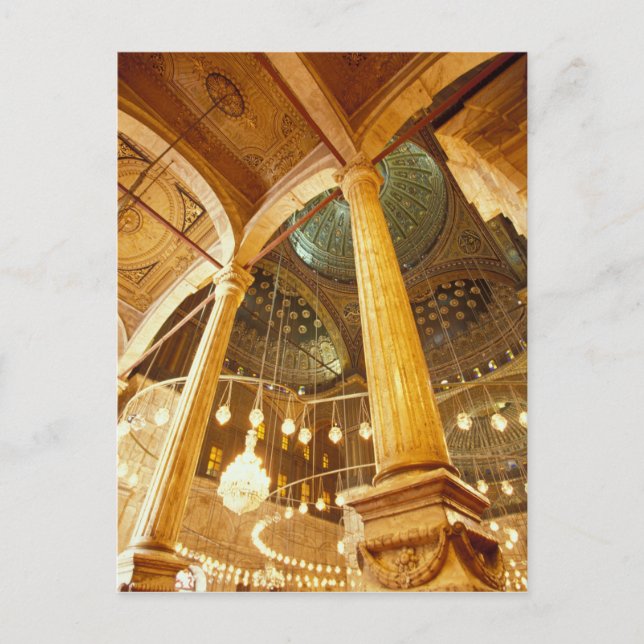 Cartão Postal ÁFRICA, Egito, Cairo, Mesquita de Muhammad Ali (Frente)