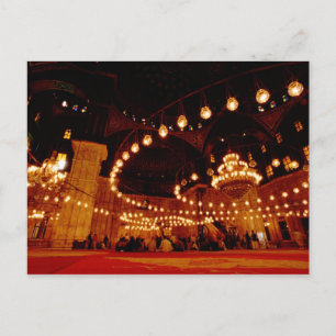 Cartão Postal África, Egito, Cairo, Mesquita de Muhammad Ali, A