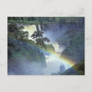 Cartão Postal África, Etiópia, Rio Nilo Azul, Catarata.