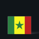Cartão Postal Africa: Flag of Republic of Senegal<br><div class="desc">Africa: Flag of Republic of Senegal.</div>