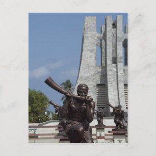 Cartão Postal África, Gana, Acra. Nkrumah Mausoleum, final 2