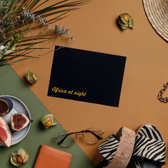 Cartão Postal África na brincadeira engraçada da noite (Criador carregado)