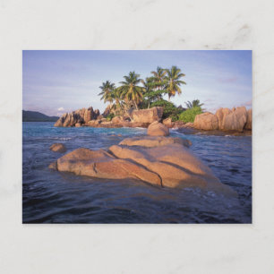 Cartão Postal África, Oceano Índico, Seychelles, Praslin