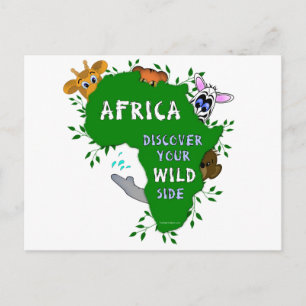Cartão Postal África Selvagem