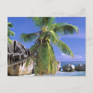 Cartão Postal África, Seychelles, Ilha La Digue. Granito 2