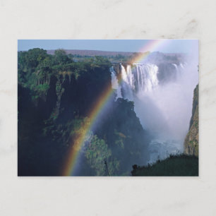 Cartão Postal África, Zimbábue. Cataratas Vitória