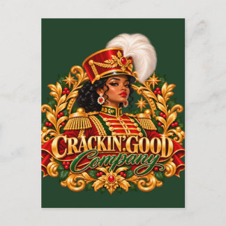 Cartão Postal African American Christmas Black Woman Nutcracker