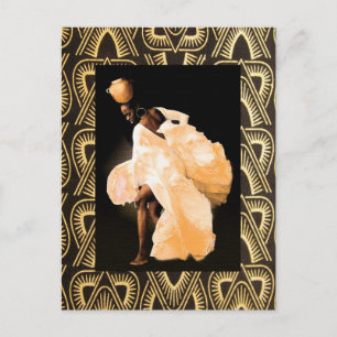 Cartão Postal African Folk Dance