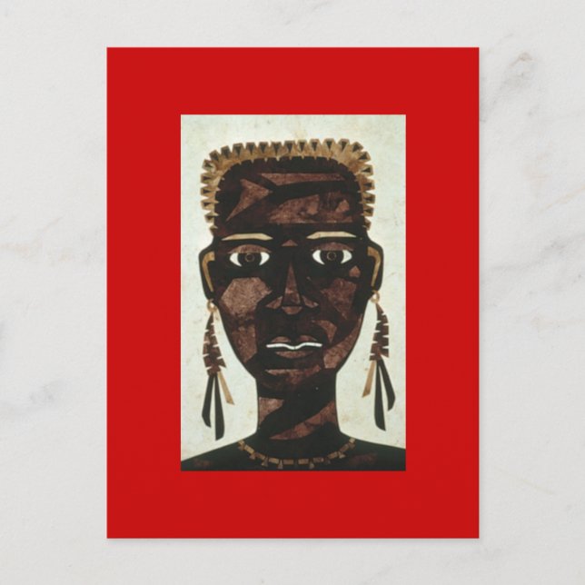 Cartão Postal Africana,Princesa (Frente)
