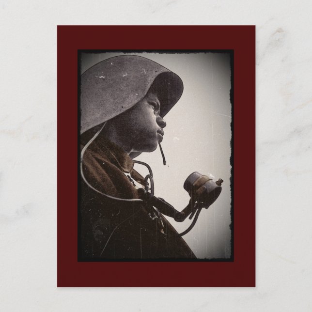 Cartão Postal Afro-Americano Rosie Riveter (Frente)