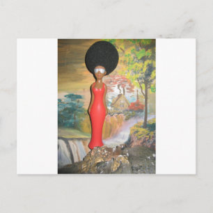 Cartão Postal Afro Glam: Uma Beleza Eterno