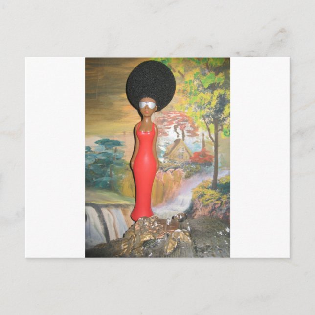 Cartão Postal Afro Glam: Uma Beleza Eterno (Frente)