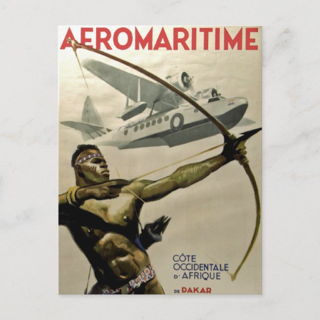 Cartão Postal Afro-marítimo (Frente)