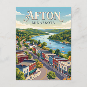 Cartão Postal Afton, Minnesota, EUA