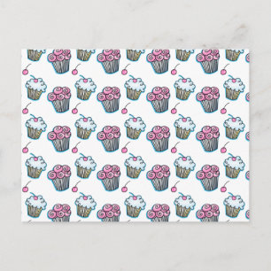 Cartão Postal Agarre O Cupcake