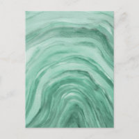 Agate de Arte por Aquarela Abstrato Verde Sage