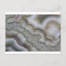 Cartão Postal Agate Stone Abstrato