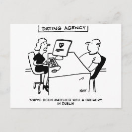 Cartão Postal Agência de namorando - Correspondente a um Cartão-