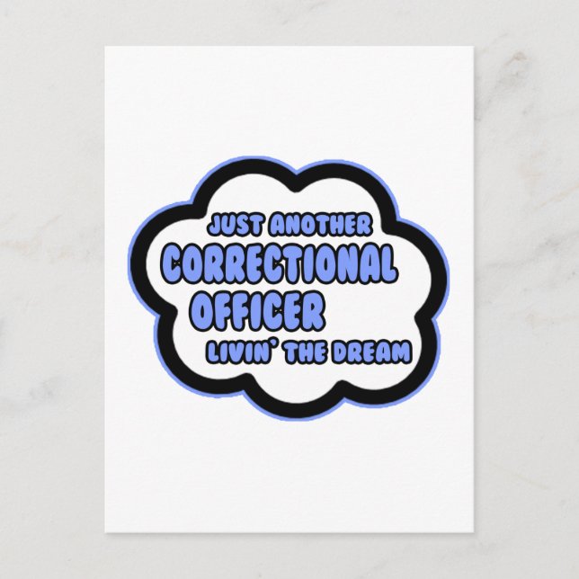 Cartão Postal Agente correcional.. Vivendo O Sonho (Frente)