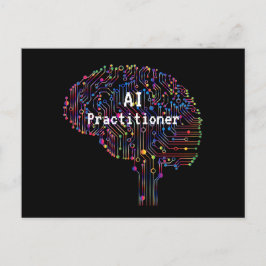 Cartão Postal Agente de Inteligência Artificial Tech