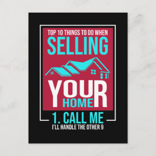 Cartão Postal Agente Imobiliário Imobiliário