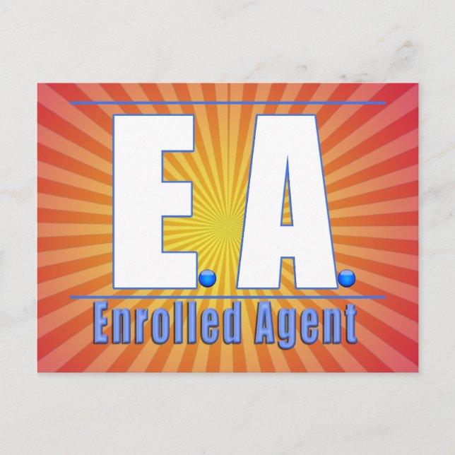 CARTÃO POSTAL AGENTE INSCRITO EA LOGO1 (Frente)