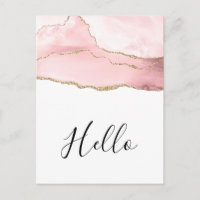 Agite de Blush Rosa com Alô Elegante de Fita Doura