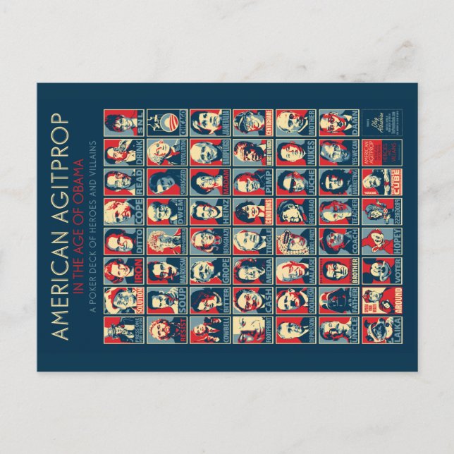 Cartão Postal Agitprop Americano na Era de Obama - Cartão-postal (Frente)