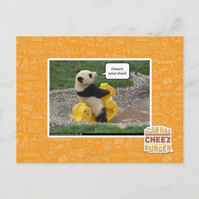 Cartão Postal Agora, barba nobul! (Frente)