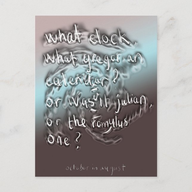 Cartão Postal agosto (Frente)