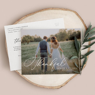 Cartão Postal Agradecido de Romance