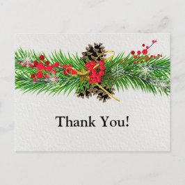 Cartão Postal Agradecimento de Natal