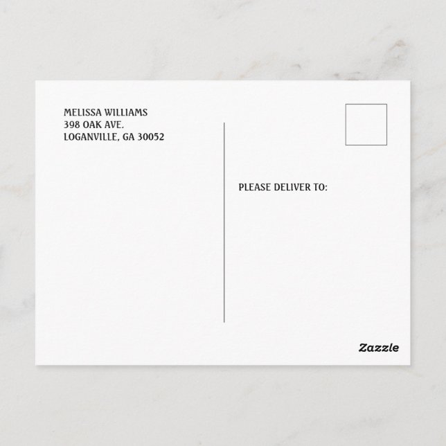 Cartão Postal Agricultores Comercializam Chá de fraldas De Bebê  (Verso)