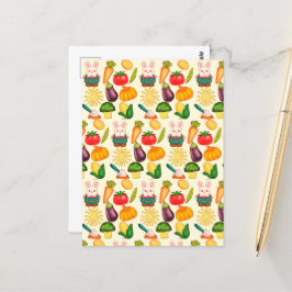 Cartão Postal Agricultura Vegetal de Coelho