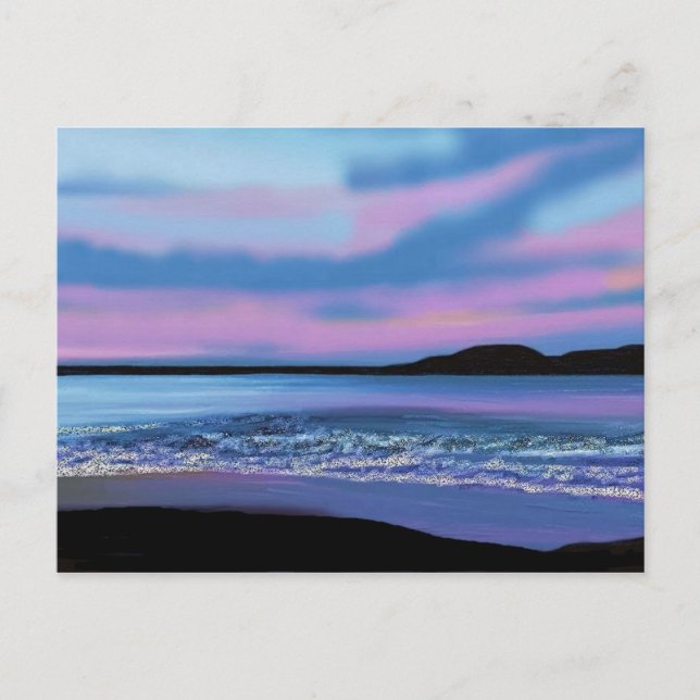 Cartão Postal Água Azul Cristal (Frente)