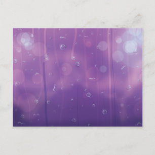 Cartão Postal Água cai numa janela.