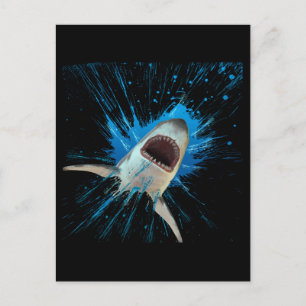 CARTÃO POSTAL ÁGUA DE TUBARÃO ESPUMA OCEANO