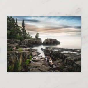 Cartão Postal Água Lago Superior Grand Marais, Minnesota