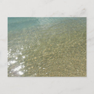 Cartão Postal Água na fotografia da Abstrato Nature Beach I