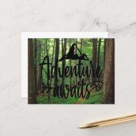 Cartão Postal Aguardam Aventura