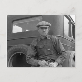 Cartão Postal Aguardando para selecionar laranjas