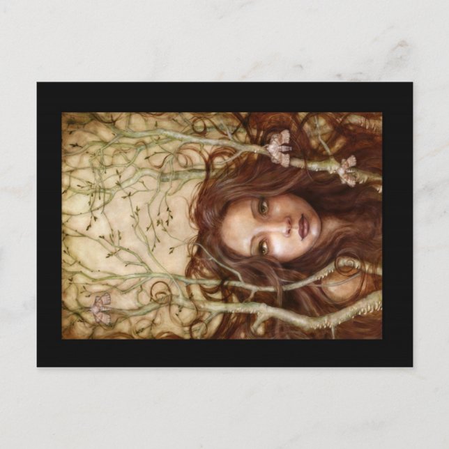 Cartão Postal Aguardando Primavera (Frente)