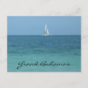 Cartão Postal águas da grande bahamas