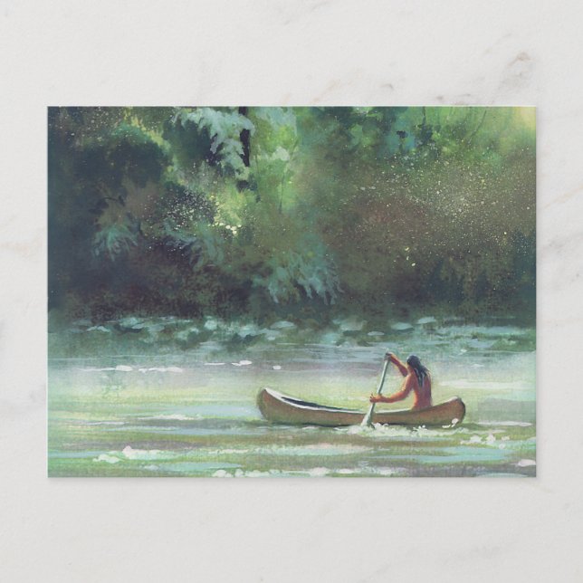 CARTÃO POSTAL ÁGUAS ESPUMANTES POR SHARON SHARPE (Frente)