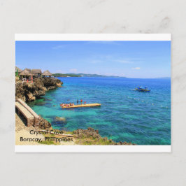 Cartão Postal Águas limpas na Ilha Boracay