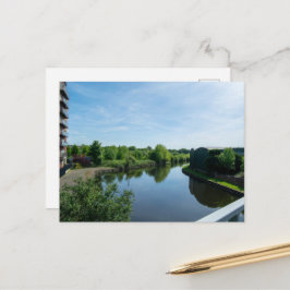 Cartão Postal Águas Tranquilas à Beira do Wakefield Waterfront