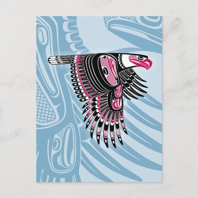 Cartão Postal águia (Frente)