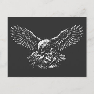 Cartão Postal Águia de Cinzas por BurnsInHell